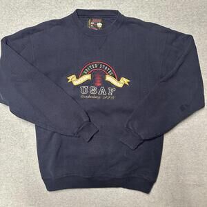 Soffe Sweats United States Air Force Sweatshirt Blue Men's Sz Large Vintage USAF